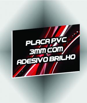 Chapa Inteira + Adesivo PVC 3mm 2,40x1,20 4x0   